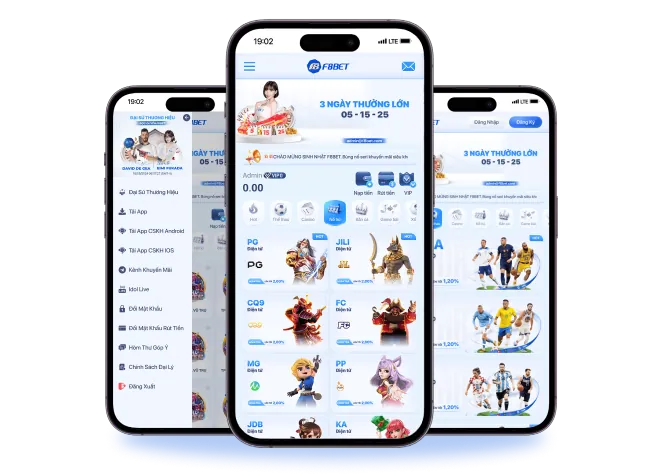 Giao diện thân thiện và dễ sử dụng của ứng dụng di động win5506
